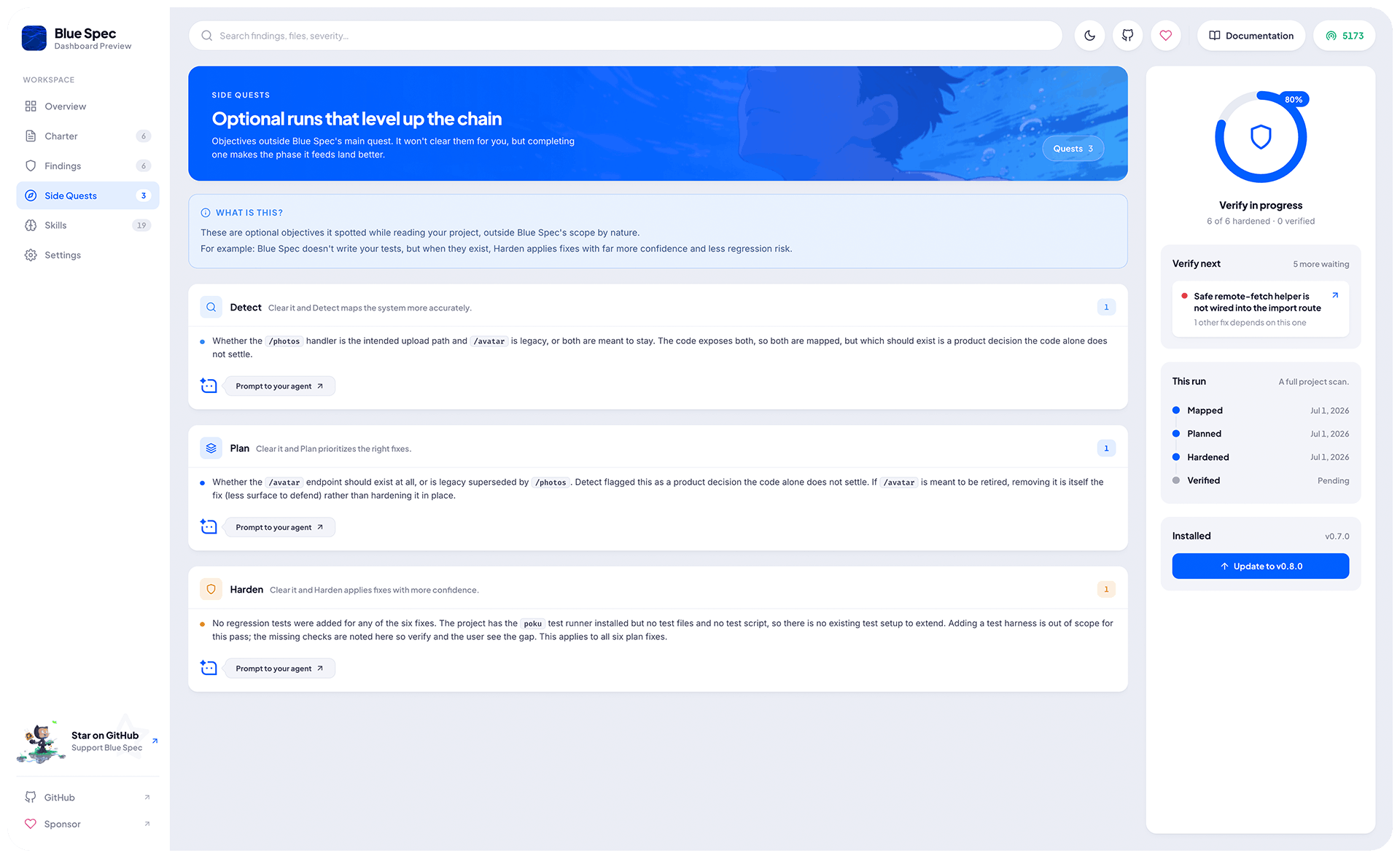 Lagune dashboard skills