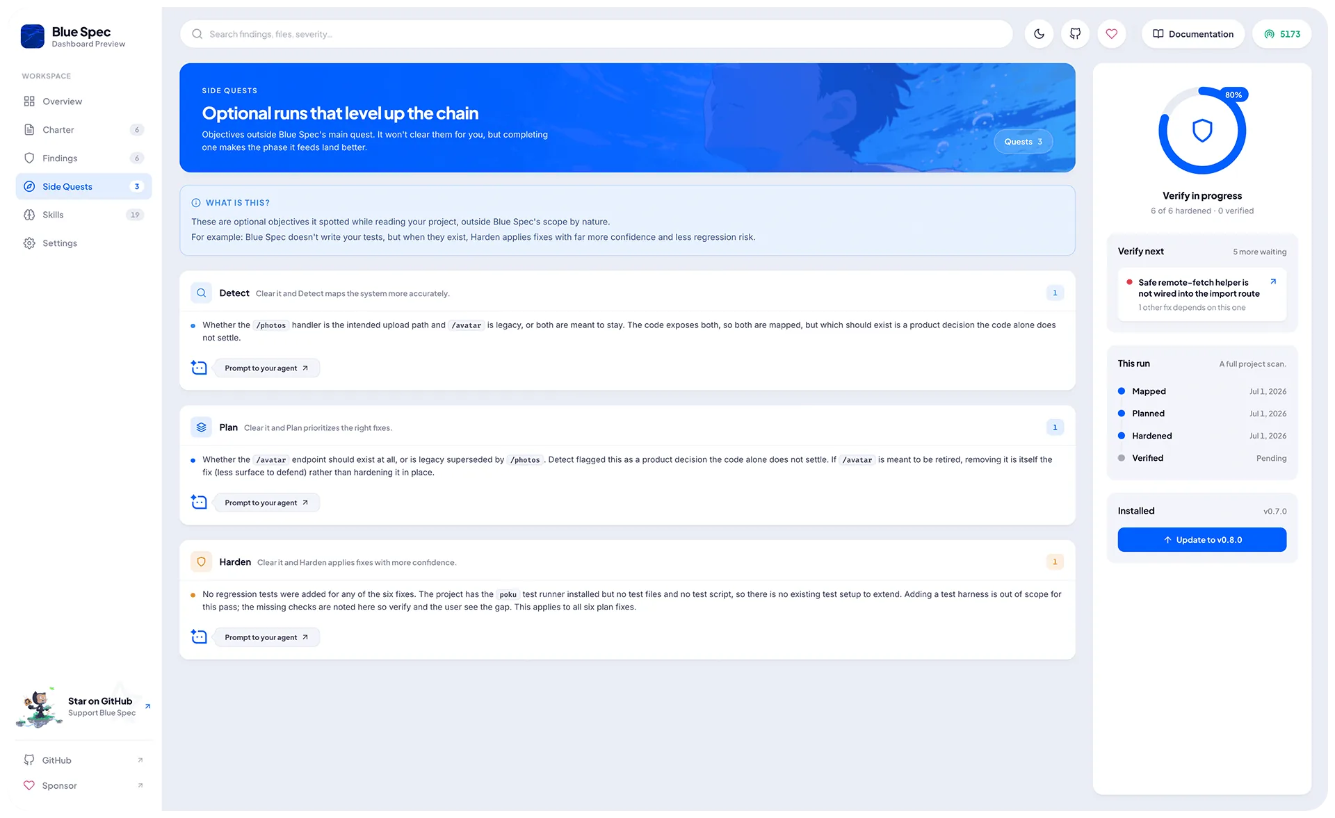 Lagune dashboard skills